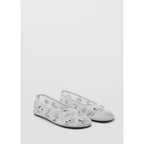 Ballerines En Maille Filet Paillettes Brodées