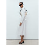 Robe Chemisier Lin Ceinture