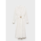 Robe Chemisier Lin Ceinture