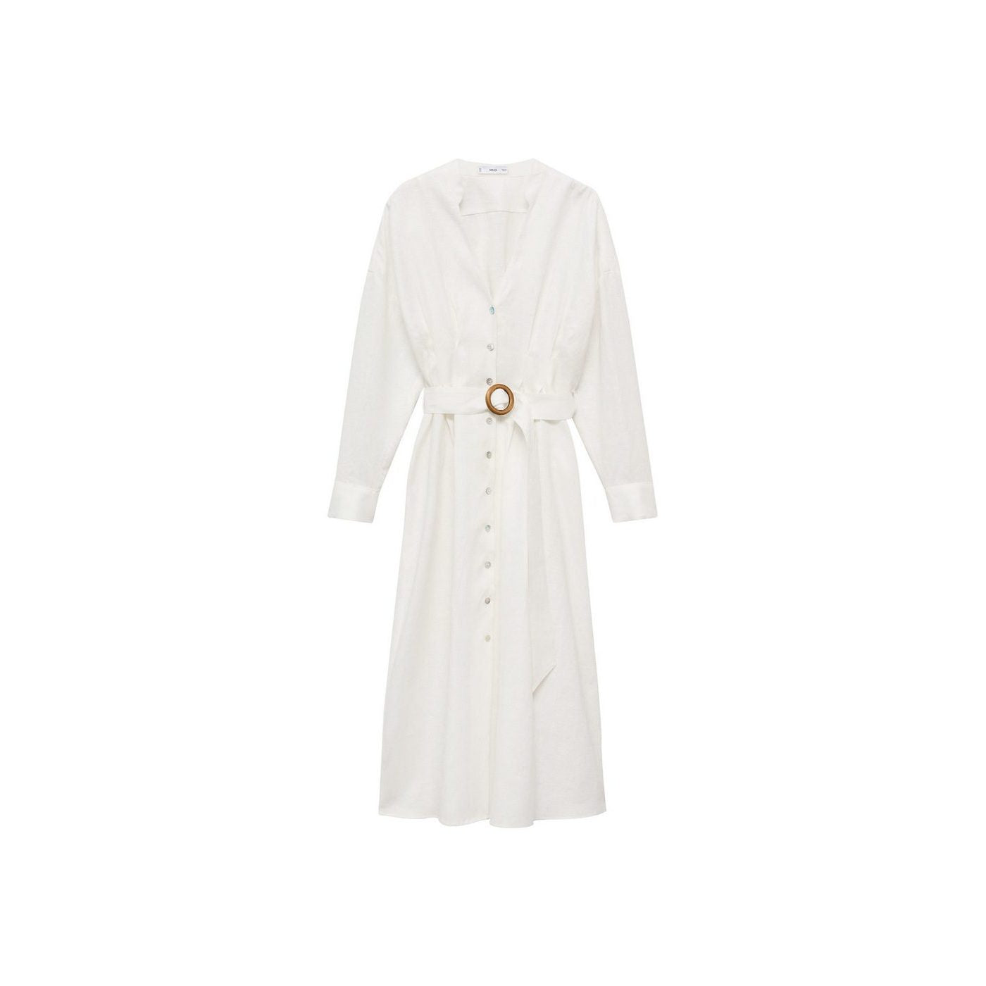 Robe Chemisier Lin Ceinture