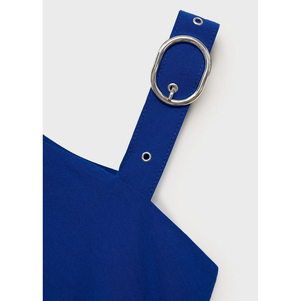 Robe Asymétrique À Bretelles Et Boucle