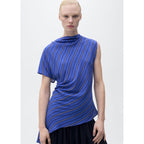 Blouse Asymétrique Rayures