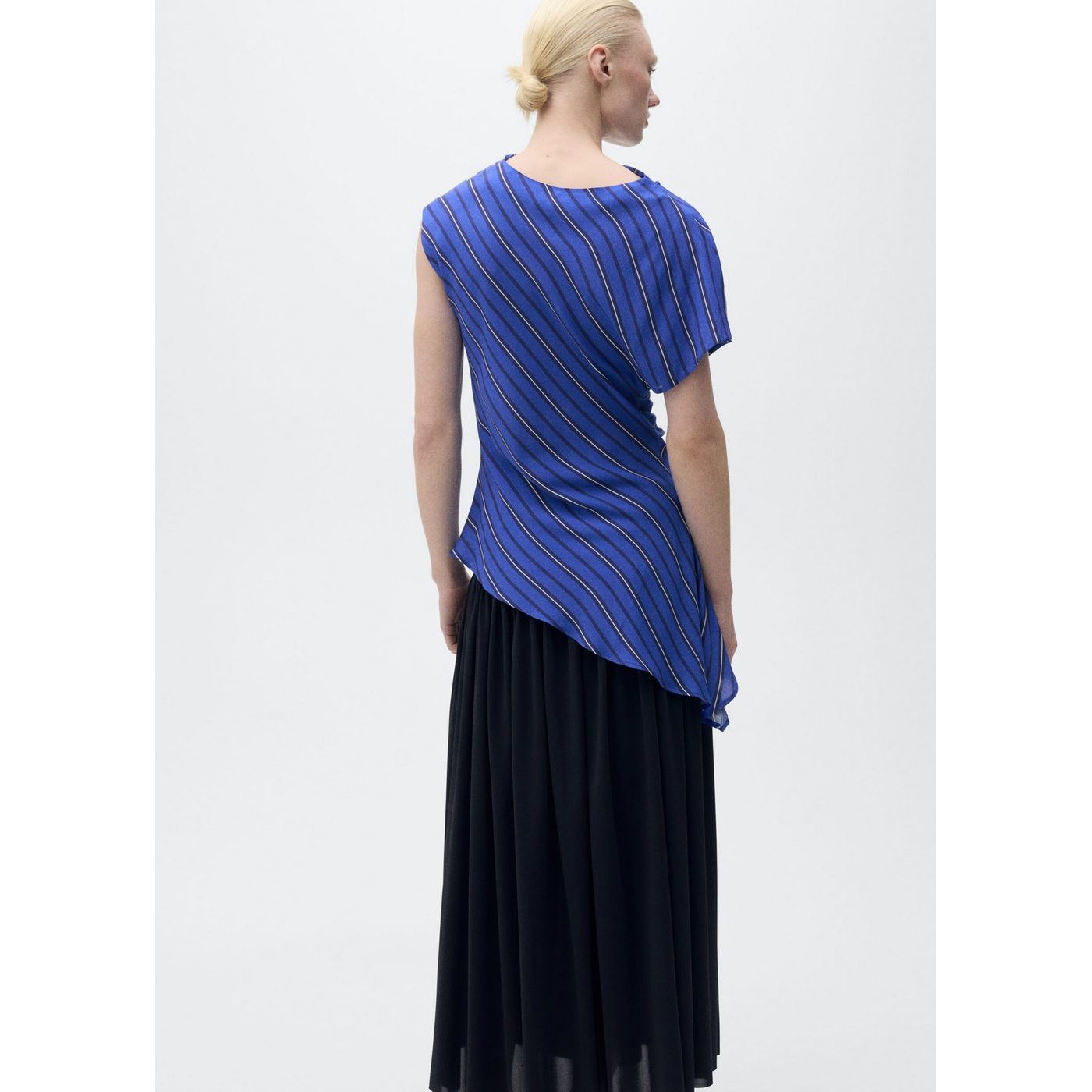 Blouse Asymétrique Rayures