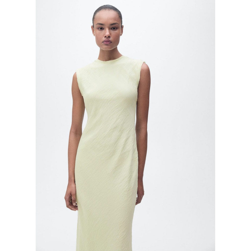 Robe Midi Effet Froissé