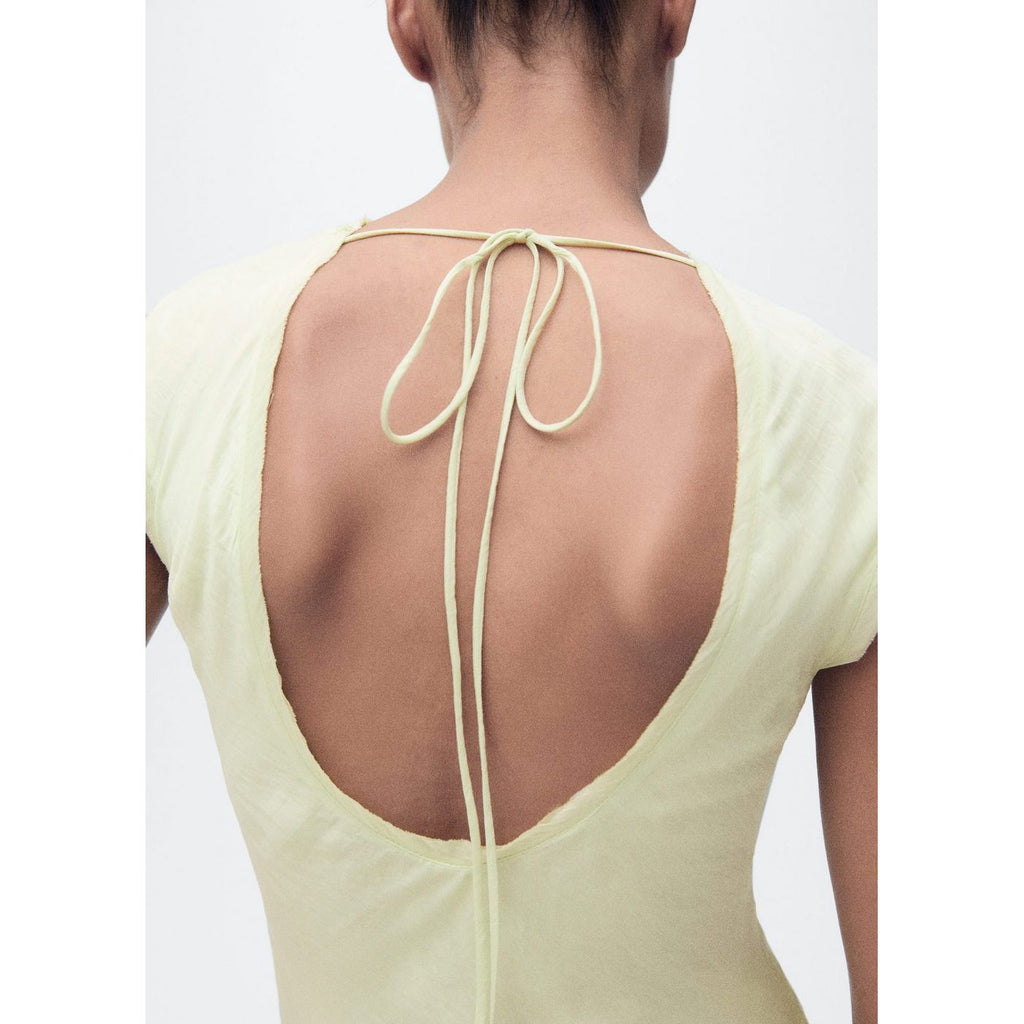 Robe Midi Effet Froissé