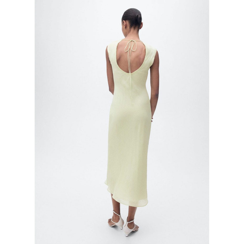 Robe Midi Effet Froissé