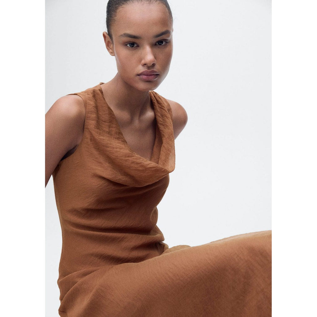 Robe Lyocell Col Bénitier
