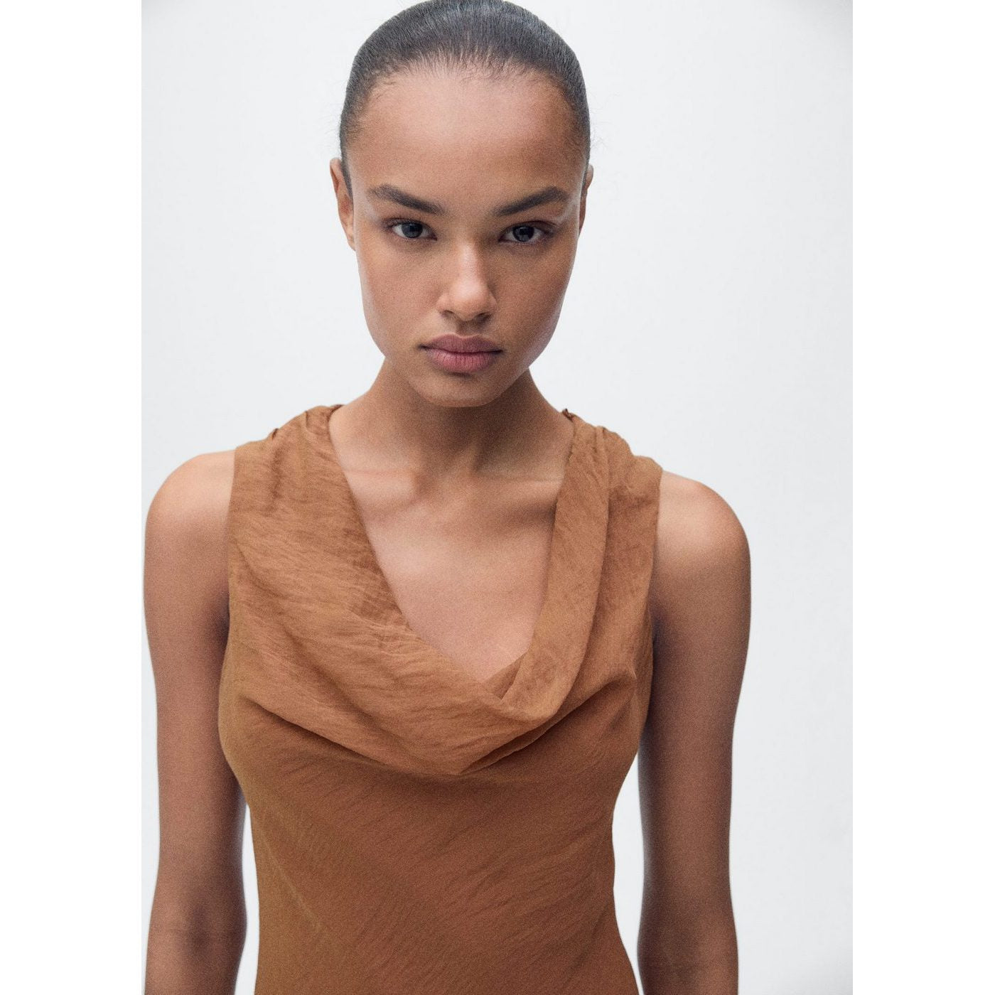 Robe Lyocell Col Bénitier