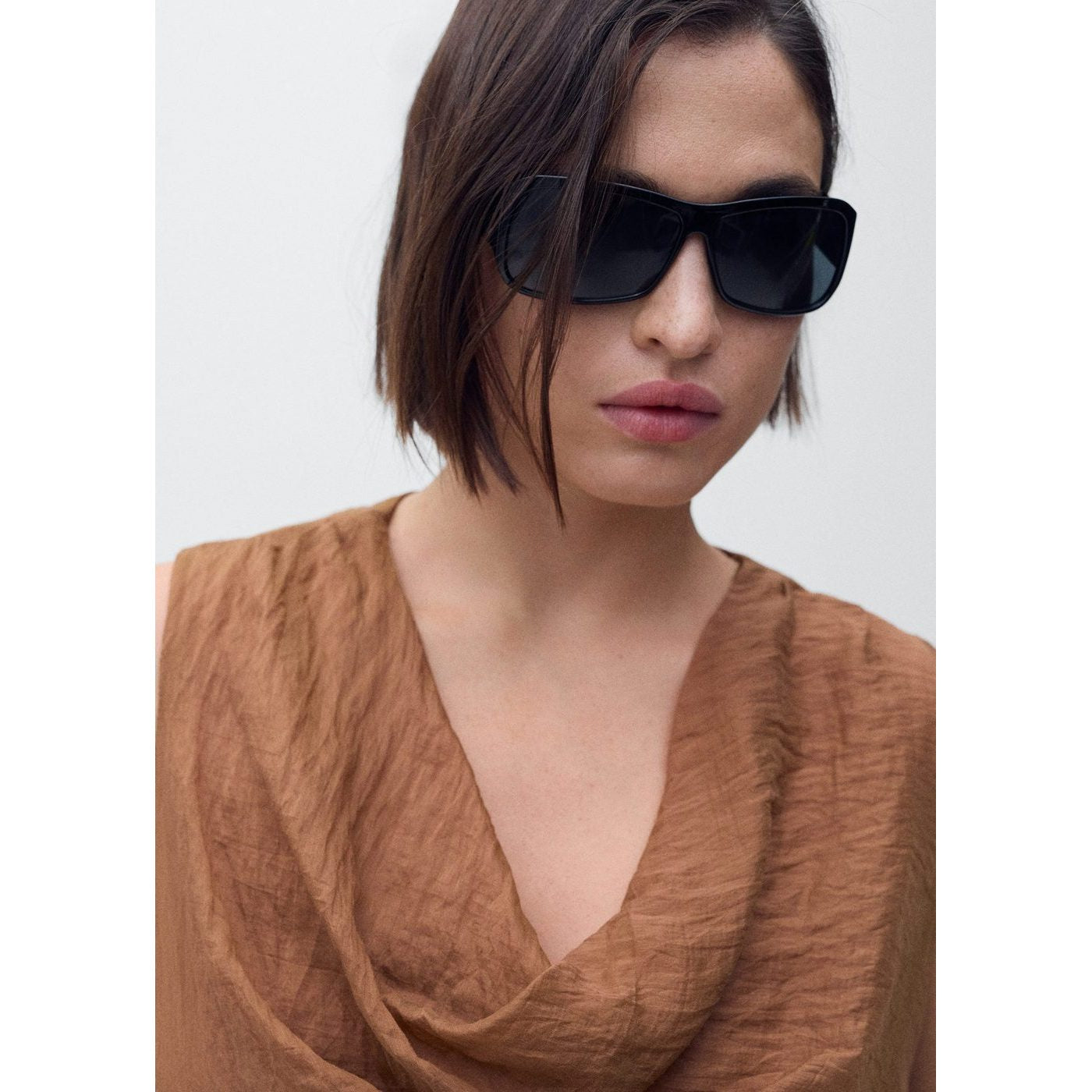Robe Lyocell Col Bénitier