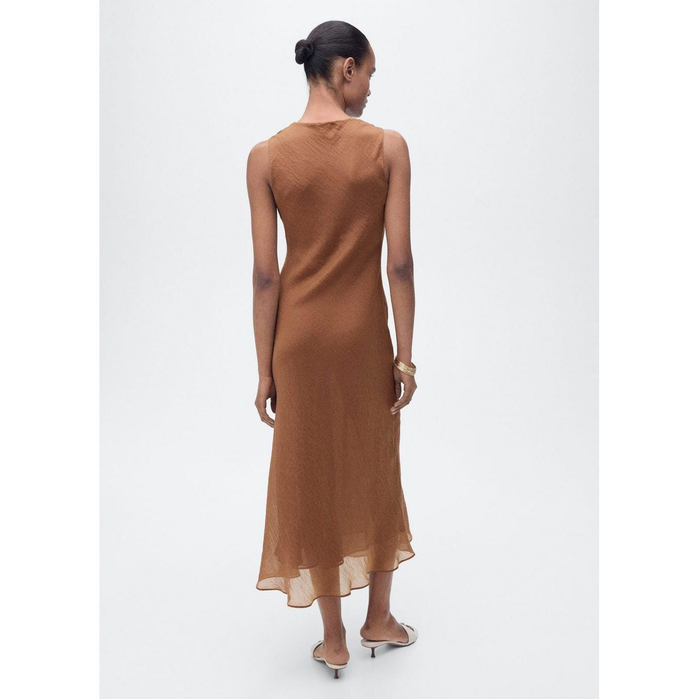 Robe Lyocell Col Bénitier