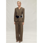 Pantalon De Costume Lin Sans Coutures