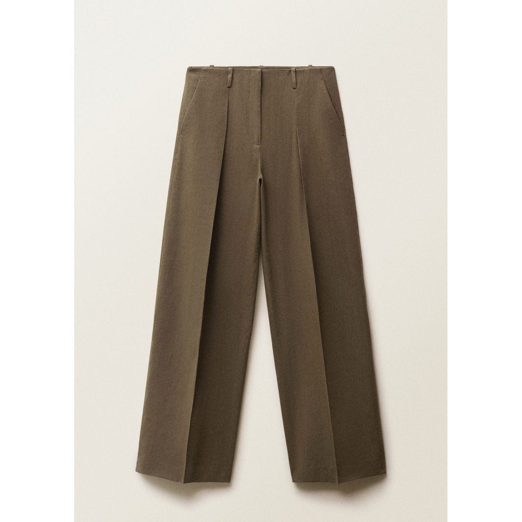 Pantalon De Costume Lin Sans Coutures