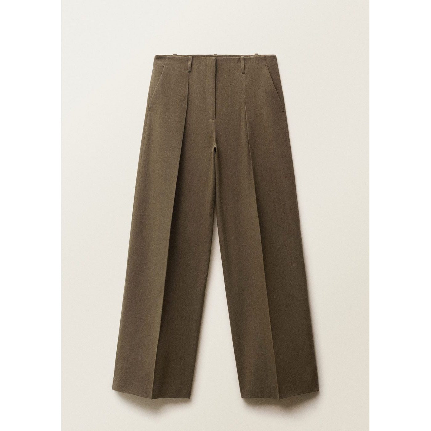 Pantalon De Costume Lin Sans Coutures
