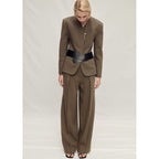 Pantalon De Costume Lin Sans Coutures