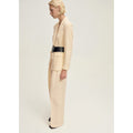 Blazer Costume Lin Mélangé