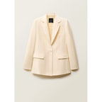 Blazer Costume Lin Mélangé