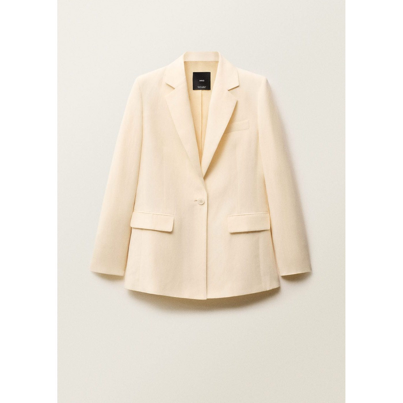Blazer Costume Lin Mélangé
