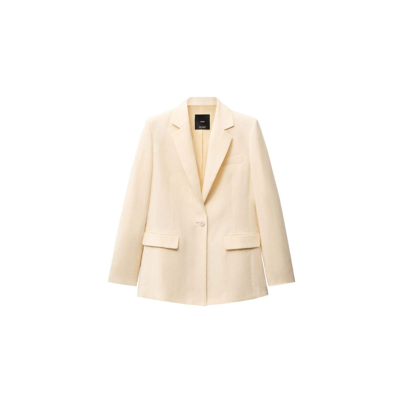 Blazer Costume Lin Mélangé