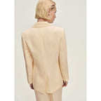 Blazer Costume Lin Mélangé