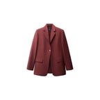 Blazer Costume Lin Mélangé