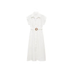 Robe Lin Ceinture