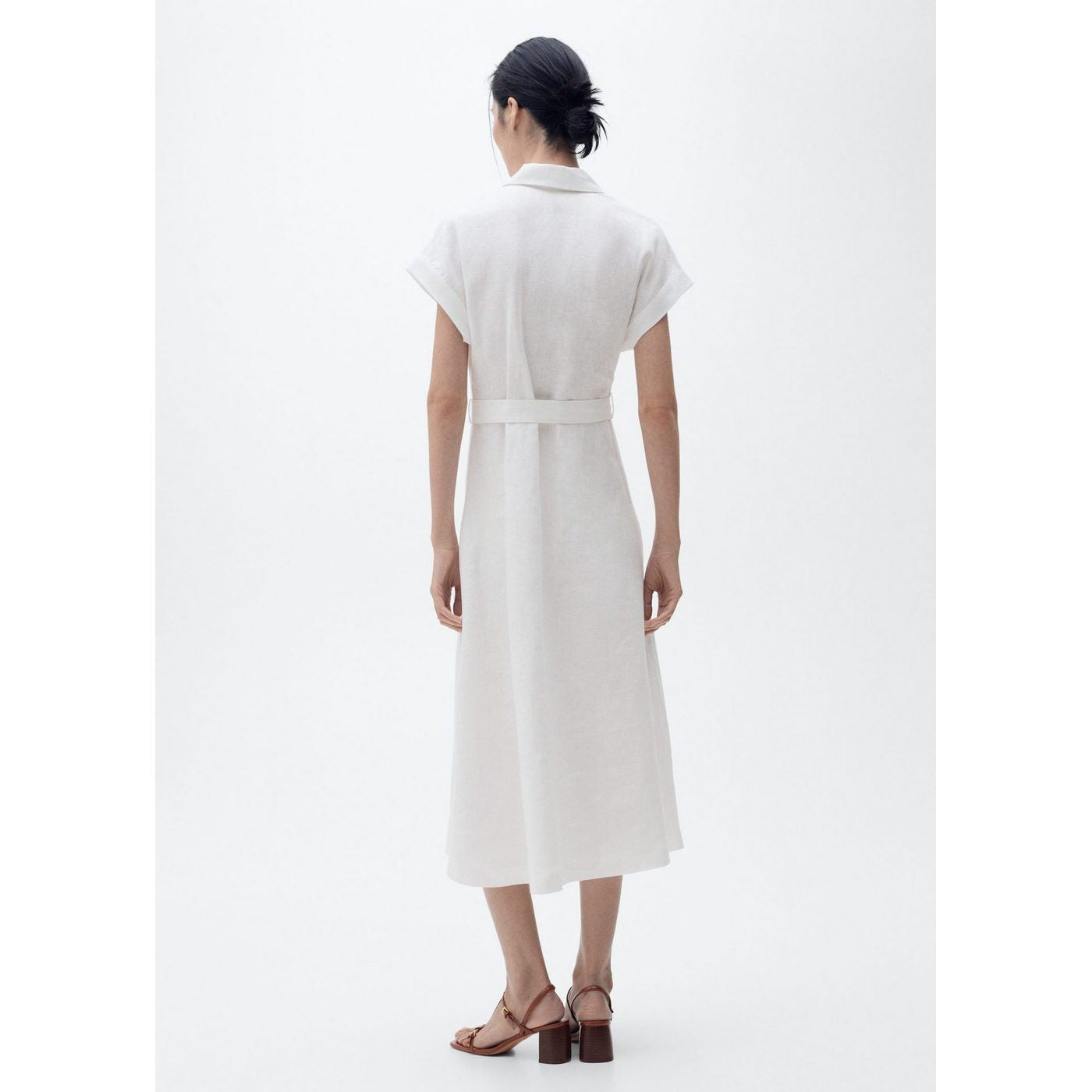 Robe Lin Ceinture