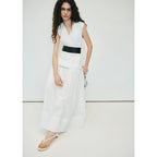 Robe Ceinture En Lin Et Ramie