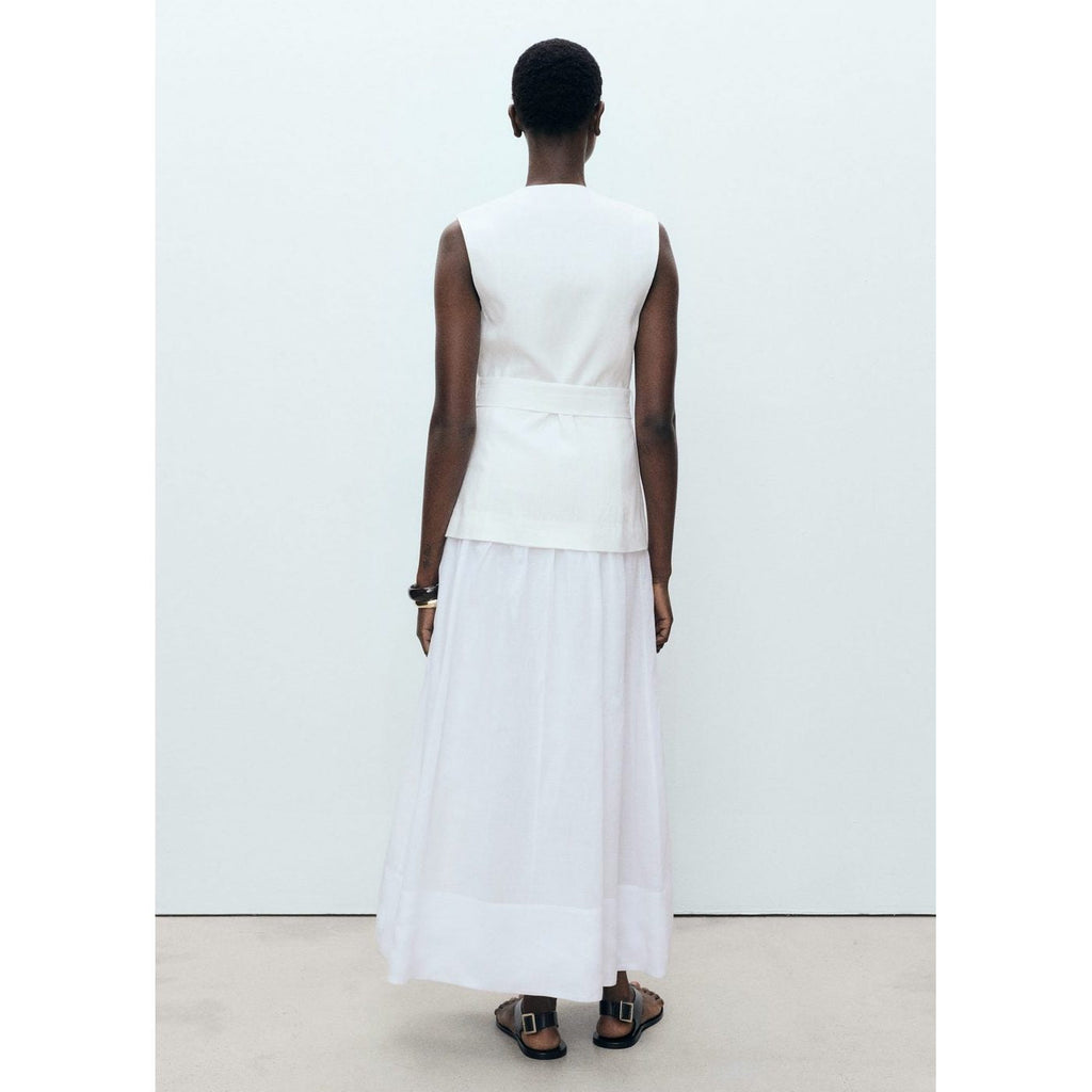 Robe Ceinture En Lin Et Ramie