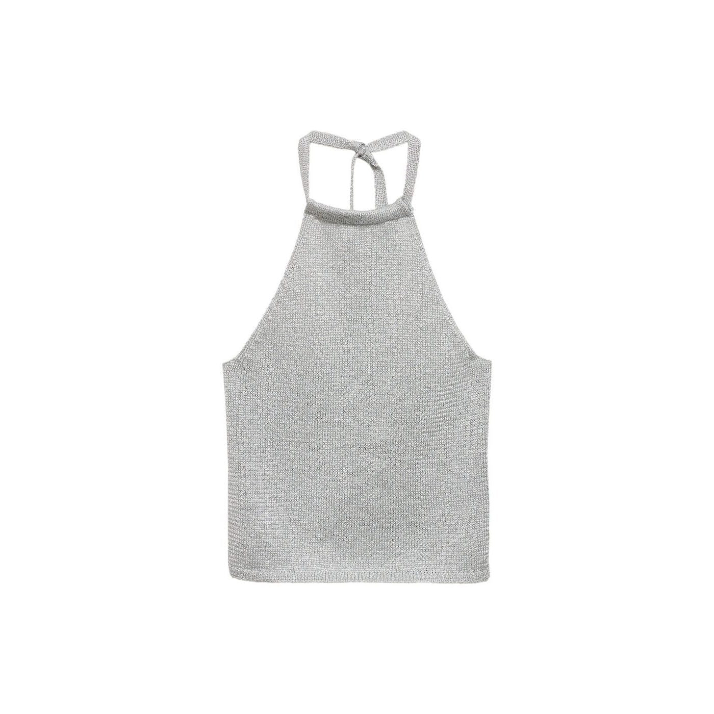 Top Maille Lurex Emmanchures Américaines