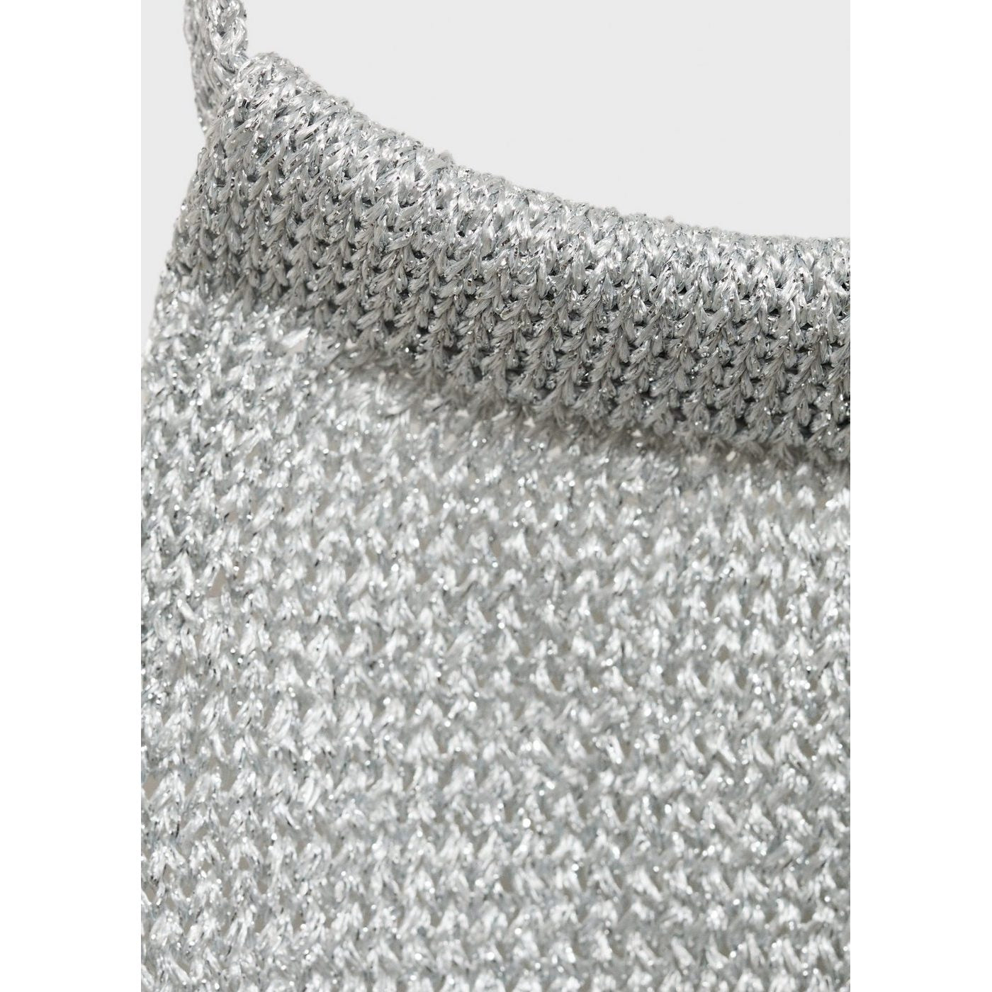Top Maille Lurex Emmanchures Américaines