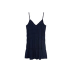 Robe Courte À Empiècements Froncés