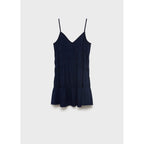 Robe Courte À Empiècements Froncés