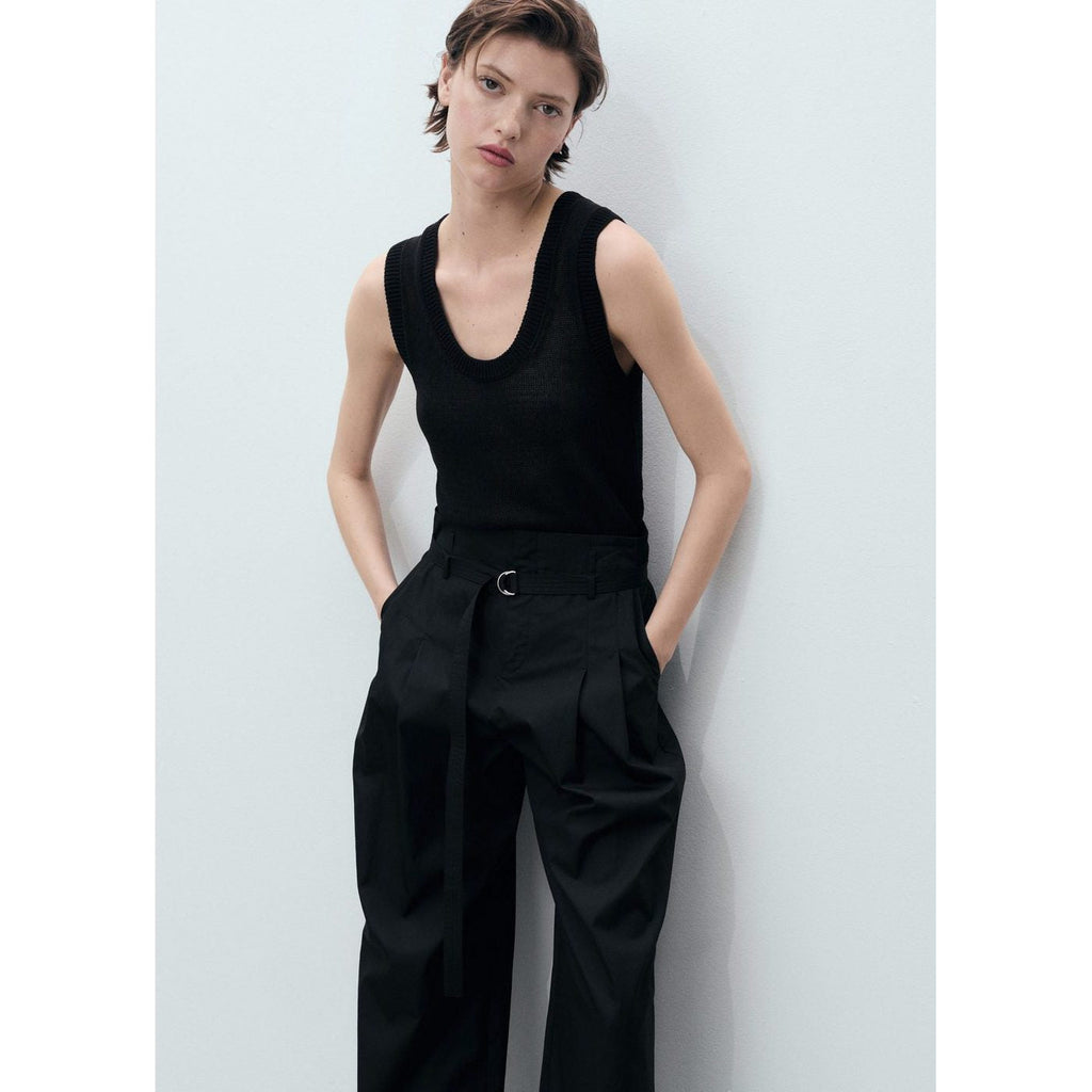 Pantalon Wideleg Ceinture