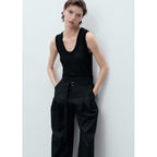Pantalon Wideleg Ceinture