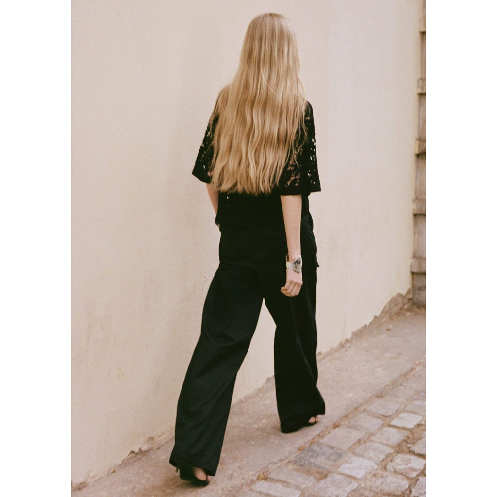 Pantalon Wideleg Ceinture