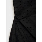 Robe Midi À Motifs Brodés Ajourés