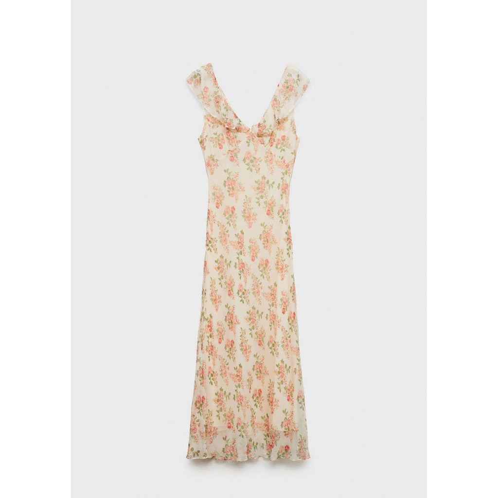 Robe Mi-Longue À Imprimé Fleuri