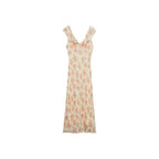Robe Mi-Longue À Imprimé Fleuri