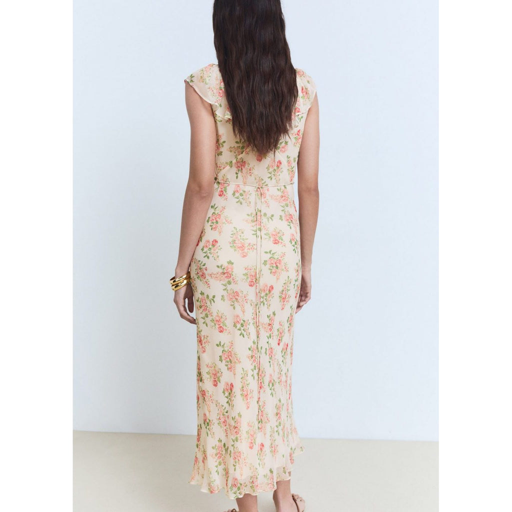 Robe Mi-Longue À Imprimé Fleuri