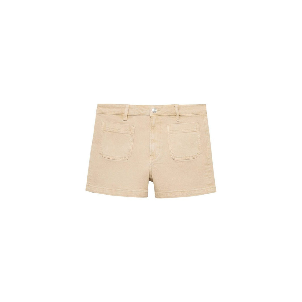 Short En Jean Taille Haute Avec Poches