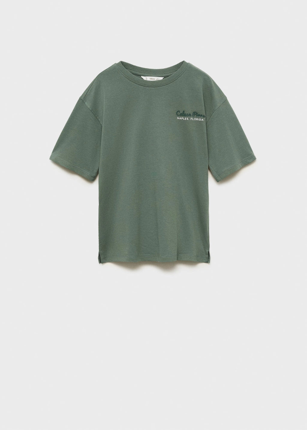 T-Shirt Imprimé En Mélange De Coton - Verde - Garçon