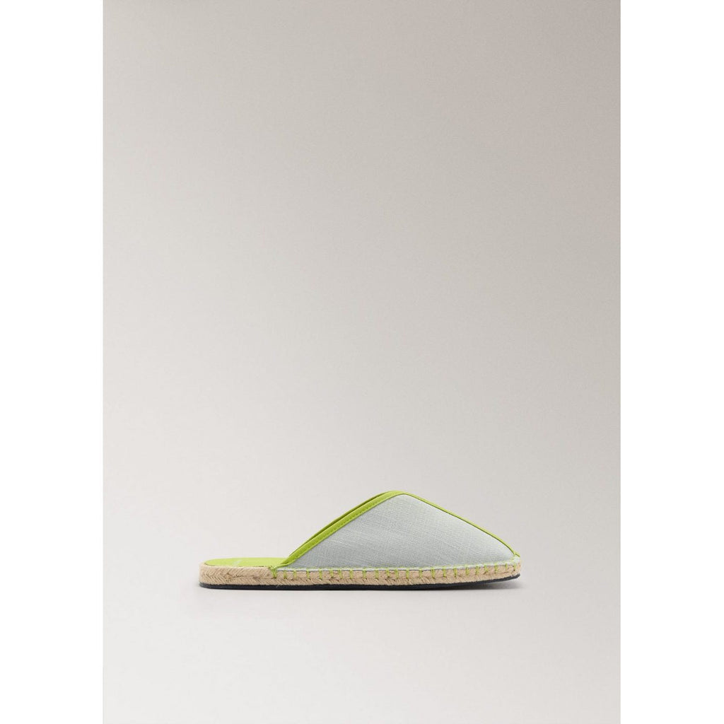 Chaussons Ouverts À L_x0019_ Arrière Avec Détail Contrastant