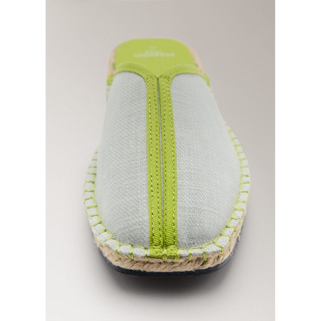 Chaussons Ouverts À L_x0019_ Arrière Avec Détail Contrastant