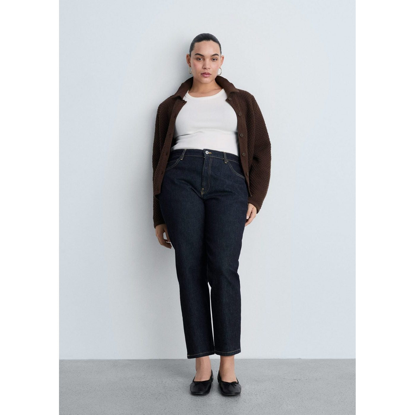 Jean Claudia Slim Crop Rinse Wash