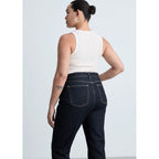 Jean Claudia Slim Crop Rinse Wash
