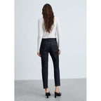 Jean Claudia Slim Crop Rinse Wash
