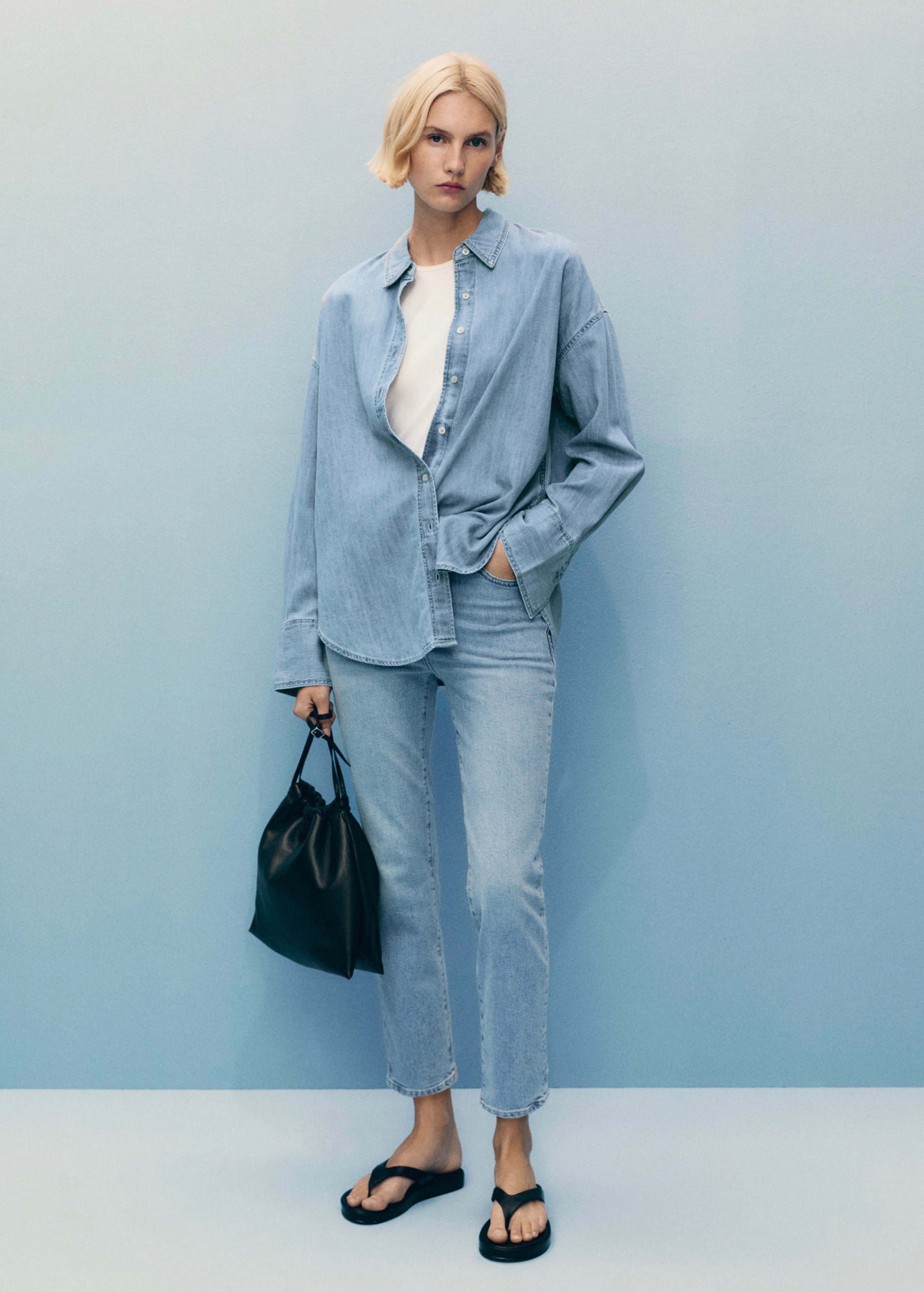 Jean Claudia Slim Crop