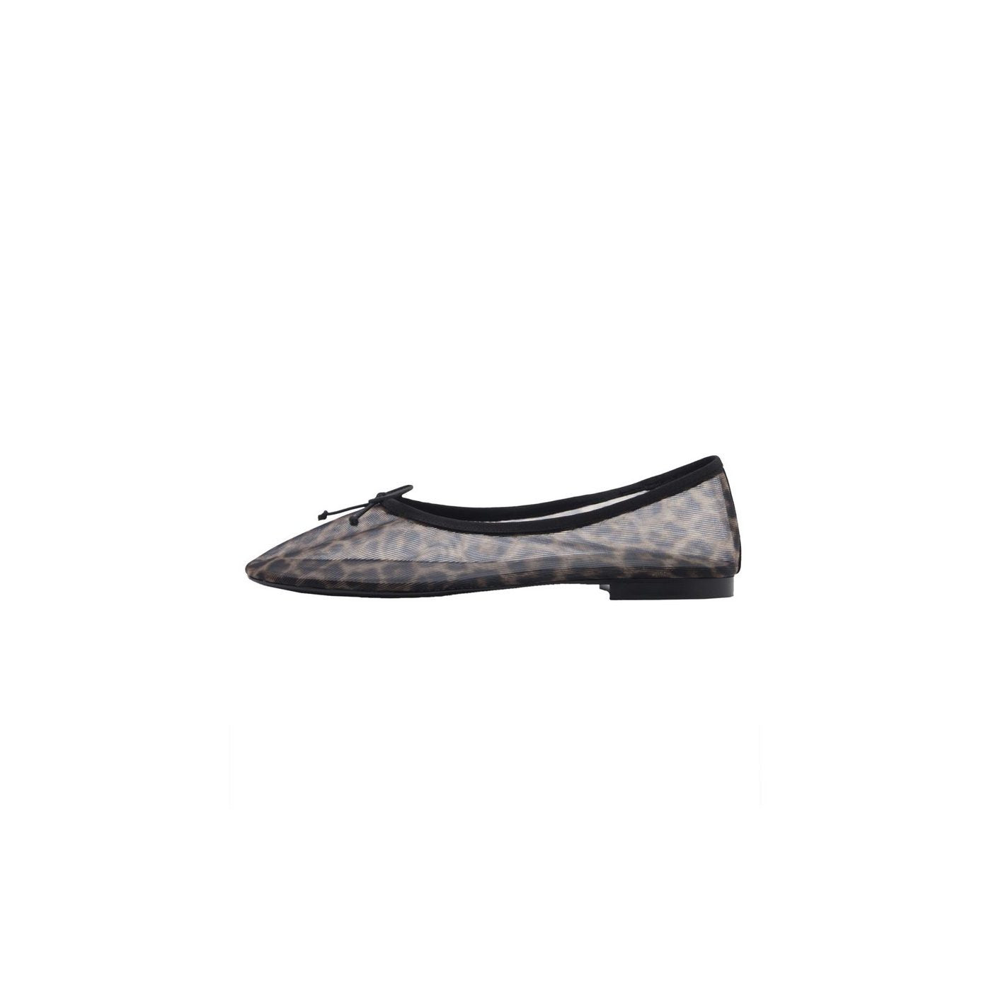 Ballerines En Maille Filet Imprimé Animal