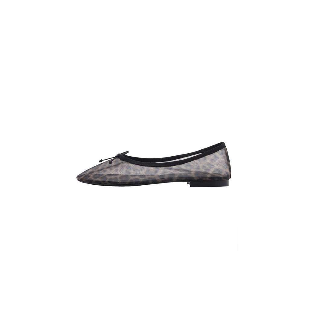 Ballerines En Maille Filet Imprimé Animal