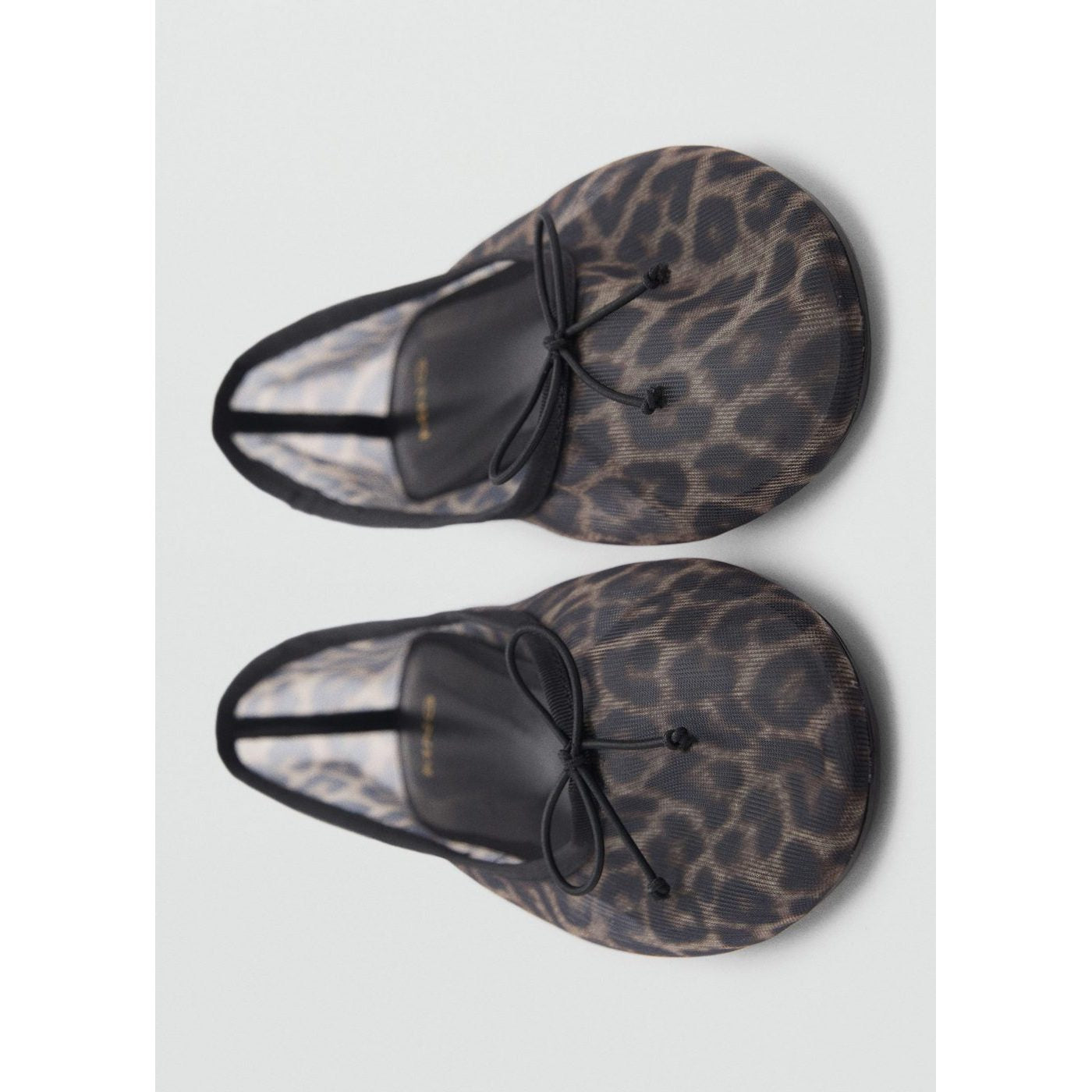 Ballerines En Maille Filet Imprimé Animal